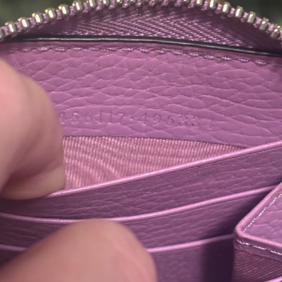 Gucci GG Marmont Purple / Lavendar Pastel Monochrome Long Zippy Wallet EUC - Picture 10 of 10